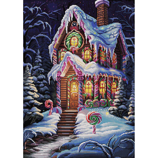 Diamond Art Club Candy Coated Cottage Diamond Painting