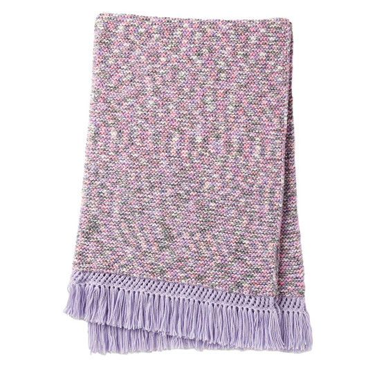 Caron Trimmed With Love Blanket Knit Kit