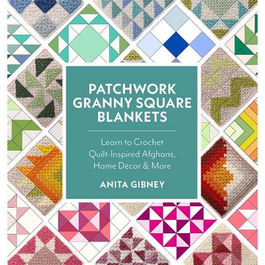 Patchwork Granny Squares Blankets Crochet Book