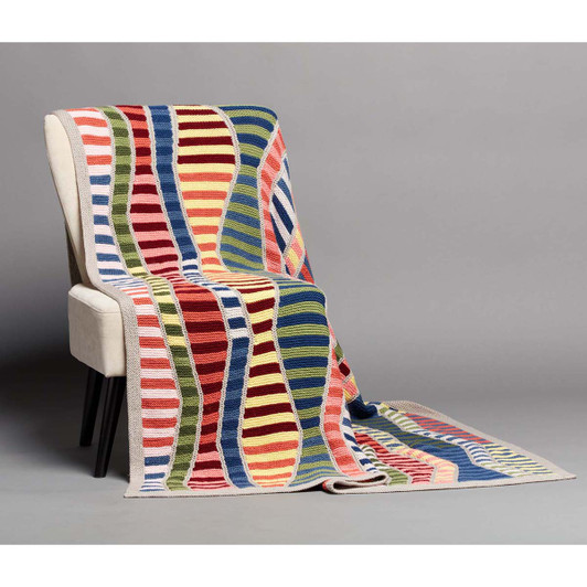 The New Color Work: 26 Knitted Blankets with Modern Colors and Geometric Shaping Knit Book