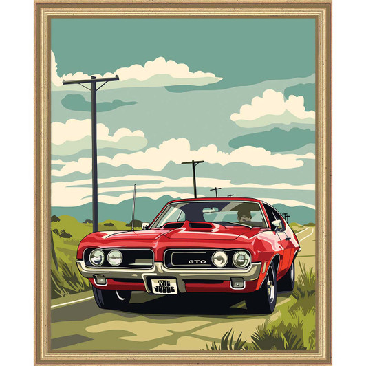 Winnie’s Picks GTO Glory Days Kit & Frame Paint by Number Kit