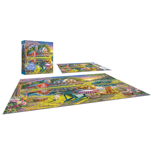 Rose Art Backyard Jigsaw Puzzle