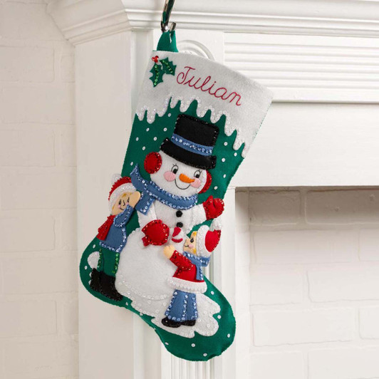 Bucilla Wintertime Buddies Stocking Kit