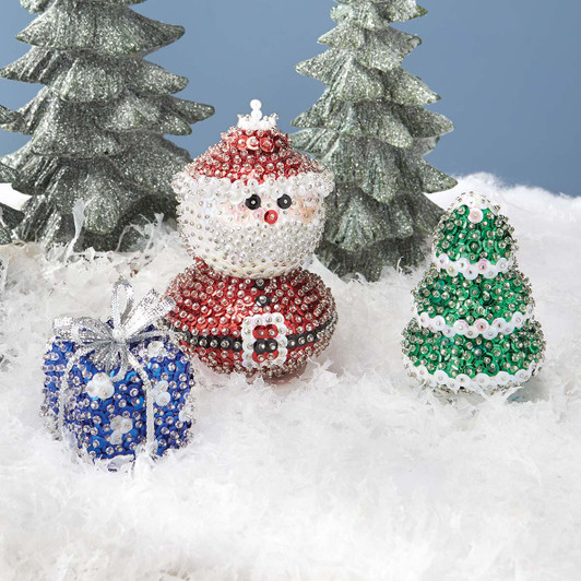 Herrschners A Tree for Santa Sit Set Ornament Kit