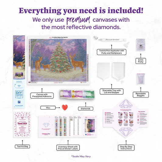 Diamond Art Club Christmas Deer Diamond Painting