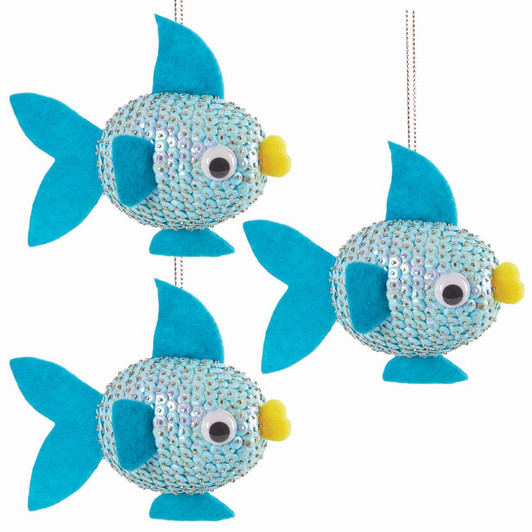 Herrschners Fish Friends Ornament Kit