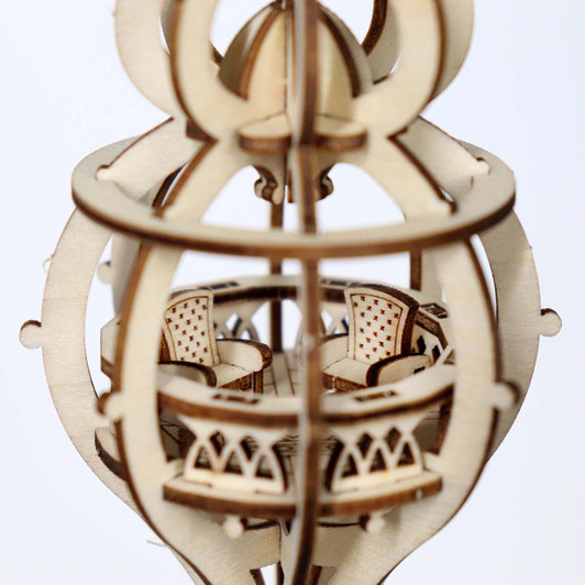 Tiny Treehouses Christmas Baubles-Home Sweet Home Model - Wood