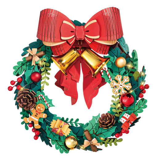 Robotime Christmas Wreath Model - Metal