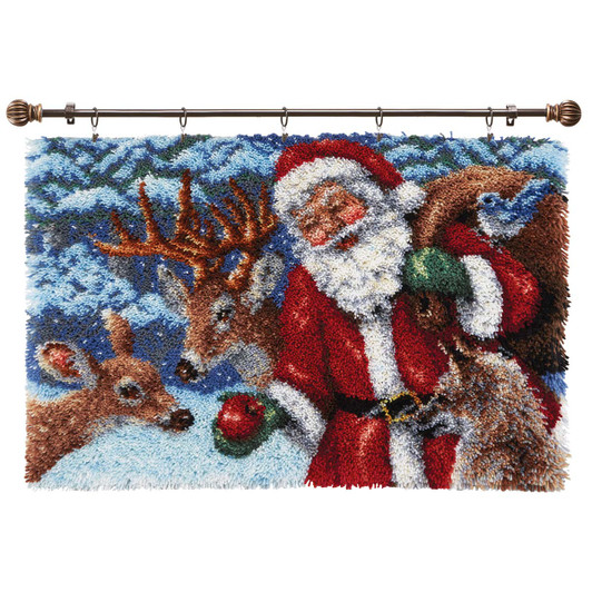 Herrschners Christmas Serenity Kit & Hanger Latch Hook Kit