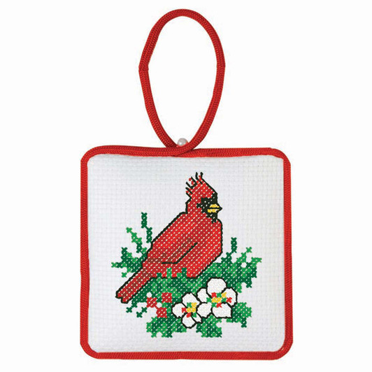 Herrschners Holly Jolly Ornaments Counted Cross-Stitch Kit