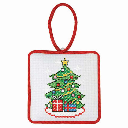 Herrschners Holly Jolly Ornaments Counted Cross-Stitch Kit