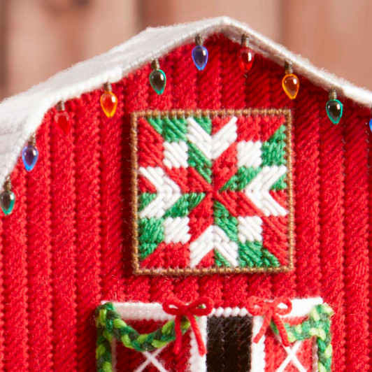 Herrschners Holiday Barnyard Retreat Plastic Canvas Kit