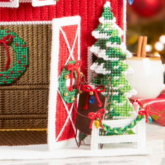 Herrschners Holiday Barnyard Retreat Plastic Canvas Kit