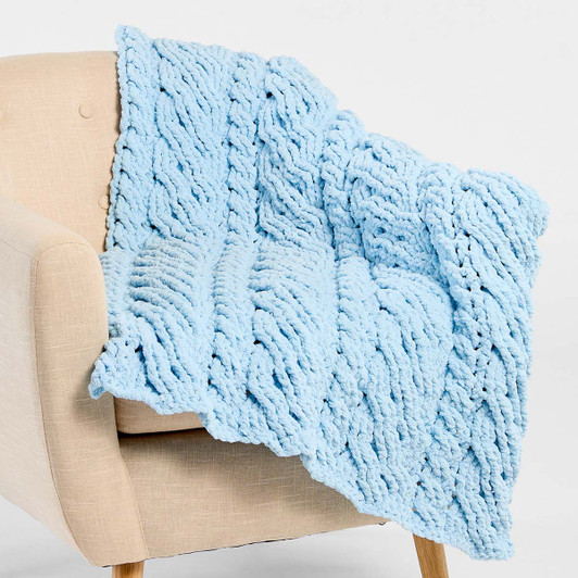 Premier Cozy Current Throw Crochet Kit