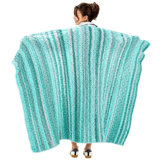 Premier Criss Cross Throw Crochet Kit