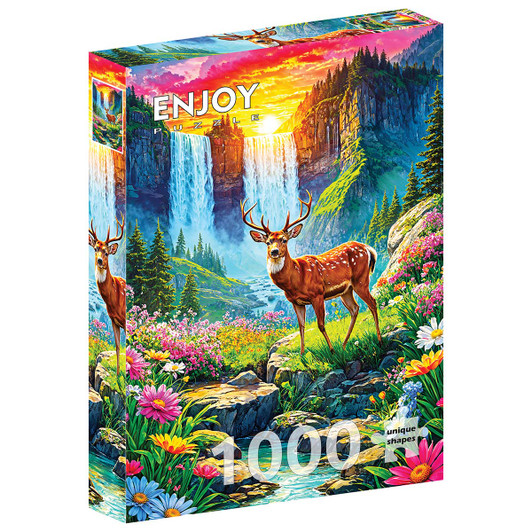 Enjoy Deer Paradise Jigsaw Puzzle