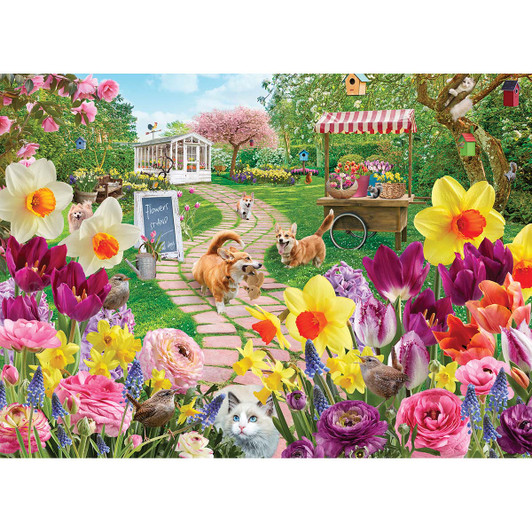 Cobble Hill Springtime Frolic Jigsaw Puzzle
