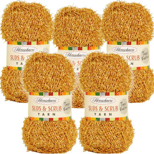 Herrschners Suds & Scrub Tinsel Edition-Bag of 5 Yarn Pack