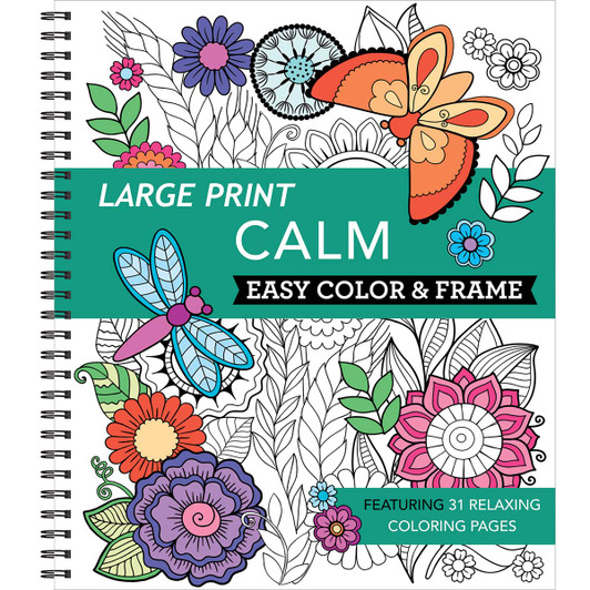 Brain Games Large Print Calm Coloring Book
