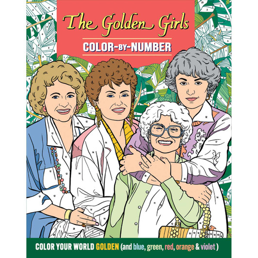 Golden Girls Color by Number Coloring Book