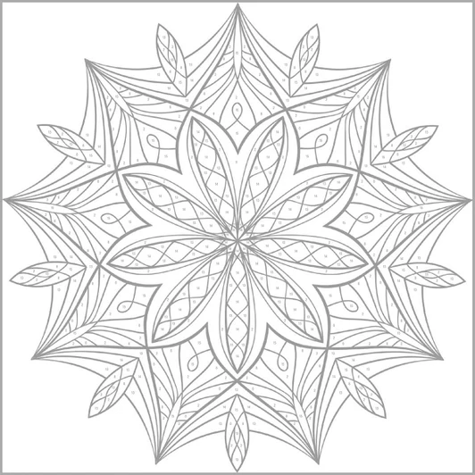Simon & Schuster Stress Less Mandala Color by Number Coloring Book