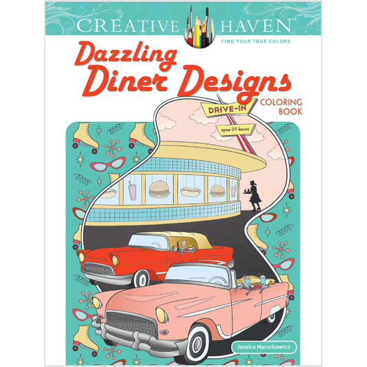 Dover Dazzling Diner Designs Coloring Book