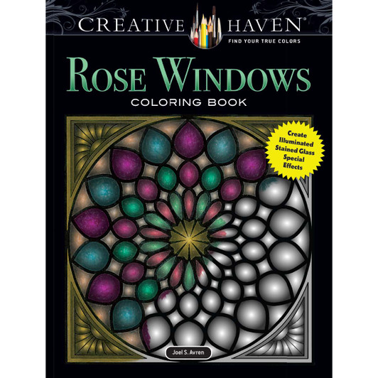 Dover Rose Windows Coloring Book