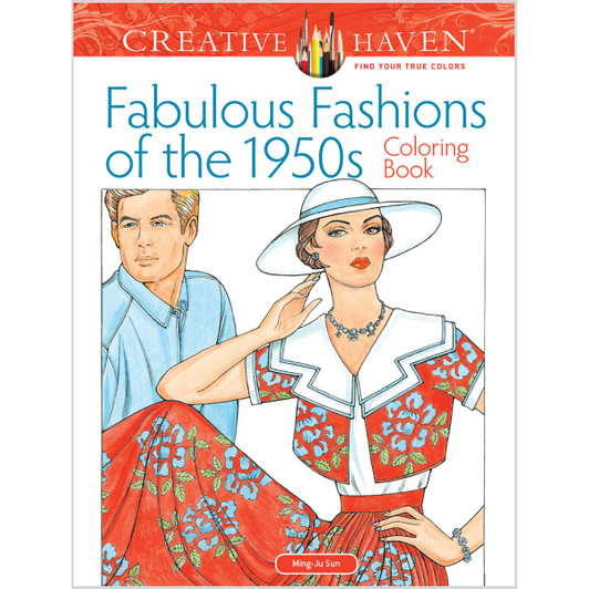 Dover Fabolous Fashions of the 1950's Coloring Book