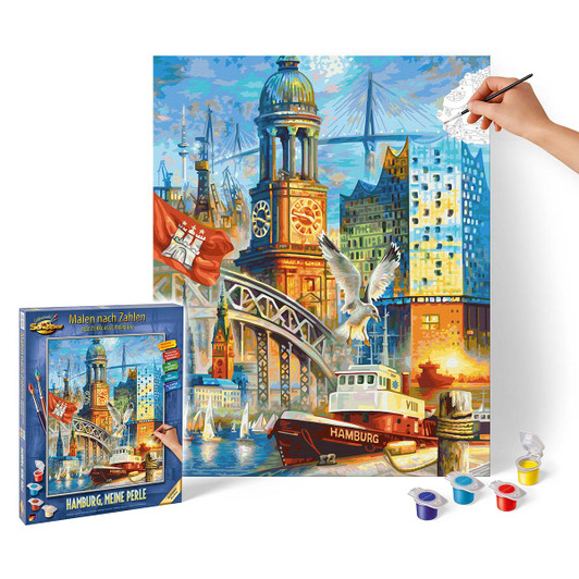 Schipper Hamburg, My Pearl Paint by Number Kit