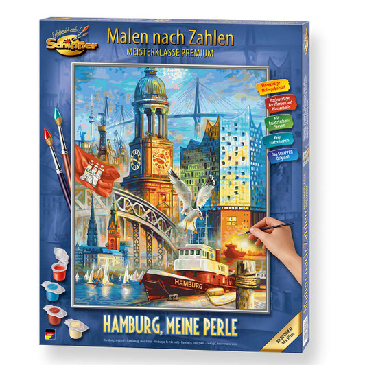 Schipper Hamburg, My Pearl Paint by Number Kit