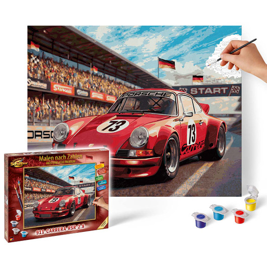 Schipper Porche 911 Race Car Paint by Number Kit
