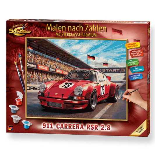 Schipper Porche 911 Race Car Paint by Number Kit