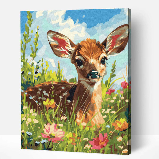 Adbrain Deer Delight Paint by Number Kit