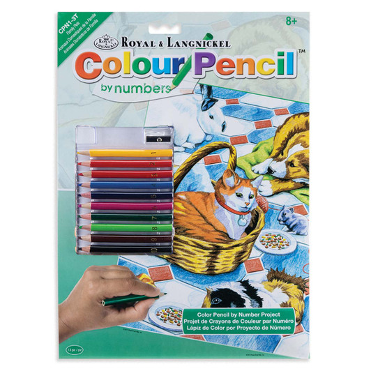 Royal Brush Family Pets Pencil-by-Number