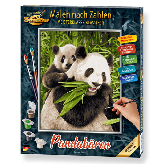 Schipper Pandas Paint by Number Kit