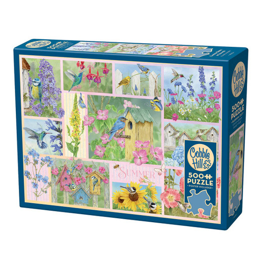 Cobble Hill Garden Birds in Summer Jigsaw Puzzle