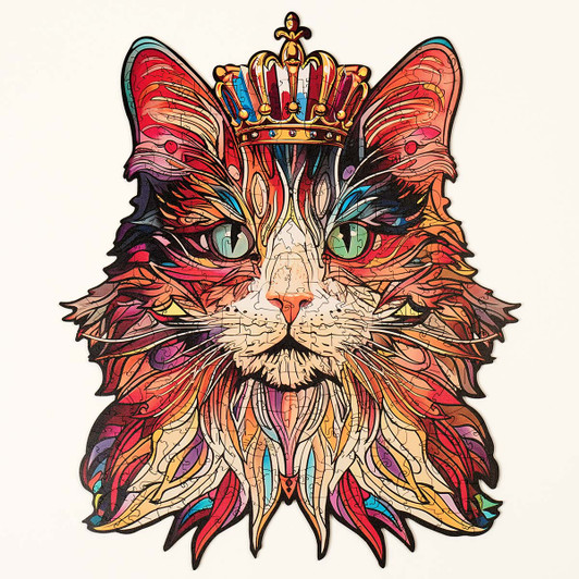 Robotime Cat King Wooden Jigsaw Puzzle