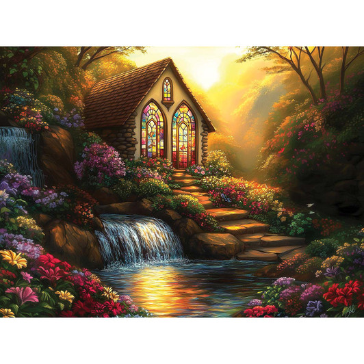 SunsOut Cottage Creek Jigsaw Puzzle