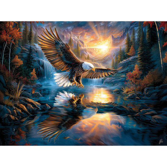 SunsOut Sunrise Reflection Jigsaw Puzzle
