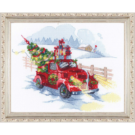 RIOLIS To the Holidays Counted Cross-Stitch Kit
