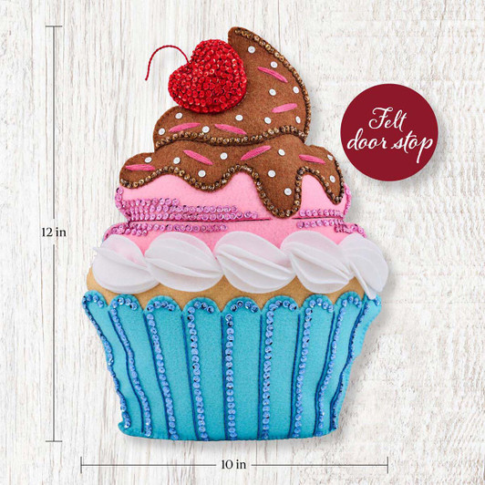 Bucilla Sweet Treat Door Stop Felt & Sequin Kit