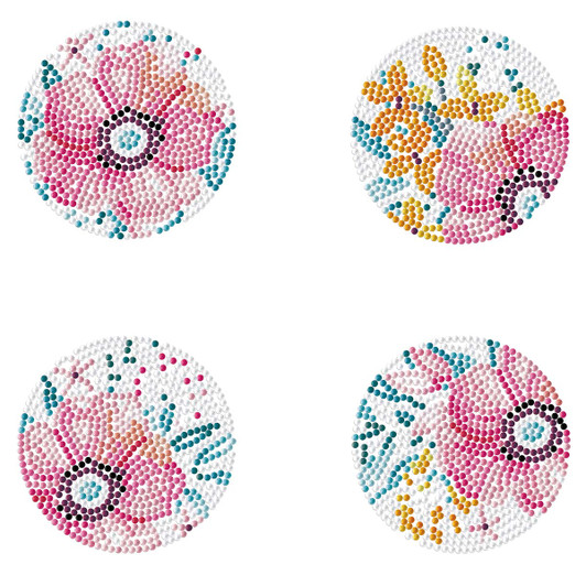 Diamond Dotz Modern Floral Coasters Diamond Painting