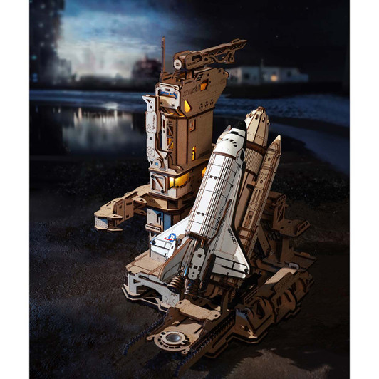Robotime Space Shuttle 3D Model - Wood