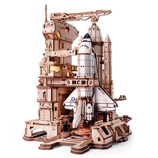 Robotime Space Shuttle 3D Model - Wood
