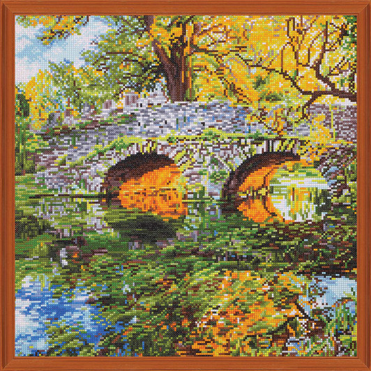 Diamond Dotz Country Bridge Kit & Frame Diamond Painting