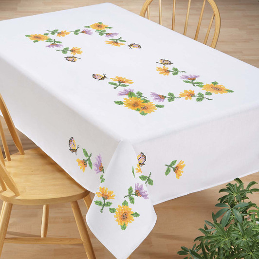 Garden Blossoms 60" Round Thread Kit