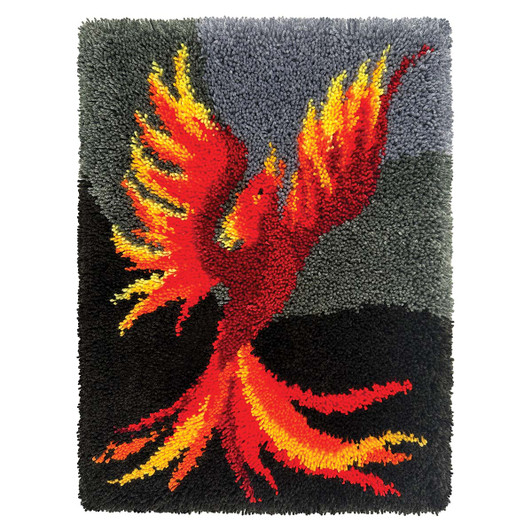 Herrschners Flames of the Phoenix Latch Hook Kit