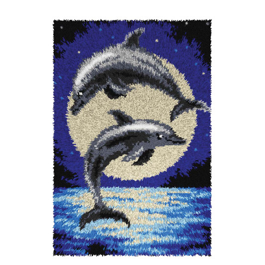 Orchidea The Dolphins Latch Hook Kit