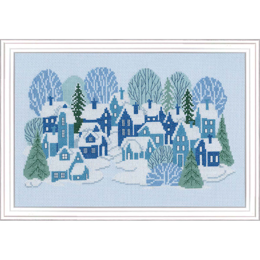 Imaginating Inc. Snowy Serenity Counted Cross-Stitch Kit