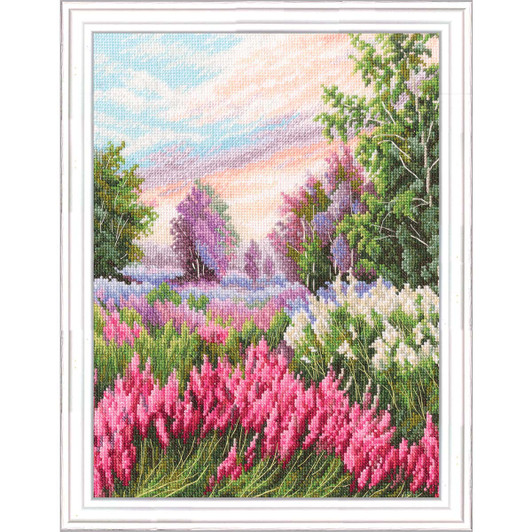 RTO Wind in the Herbs Kit & Frame Counted Cross-Stitch Kit
